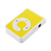 Mini Mp3 Player Shuflle Clip Entrada Micro Sd (Amarelo)